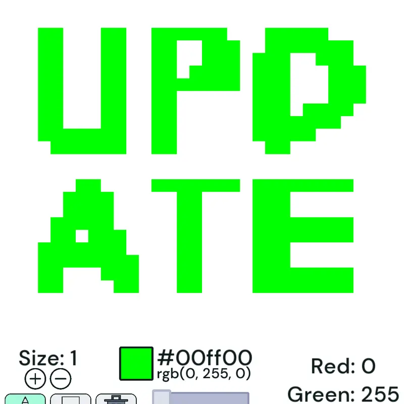 RGB PIXEL DRAWING by @MEYOU_32123