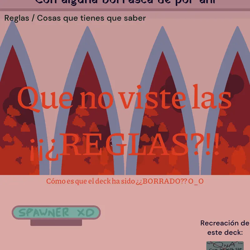 Que no viste las ¡¡¿REGLAS?!! by @-_Boing_Halloween_-