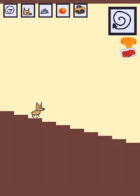 Falling the stairs sandbox