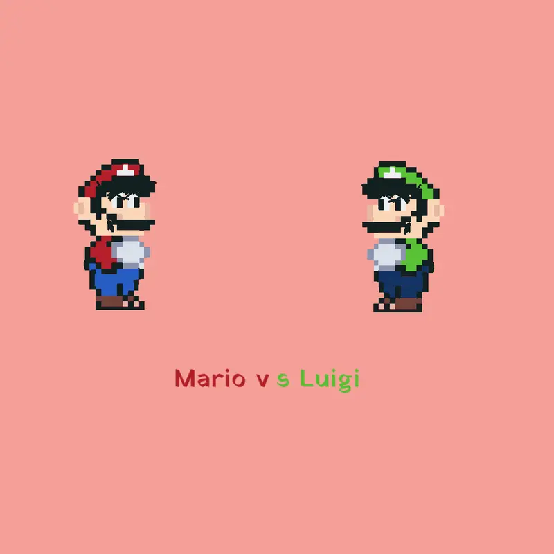Mario vs Luigi by @RaimundoSantos