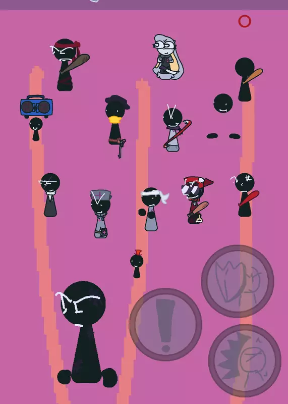 Martial blob vs boss or mini boss by @turmp