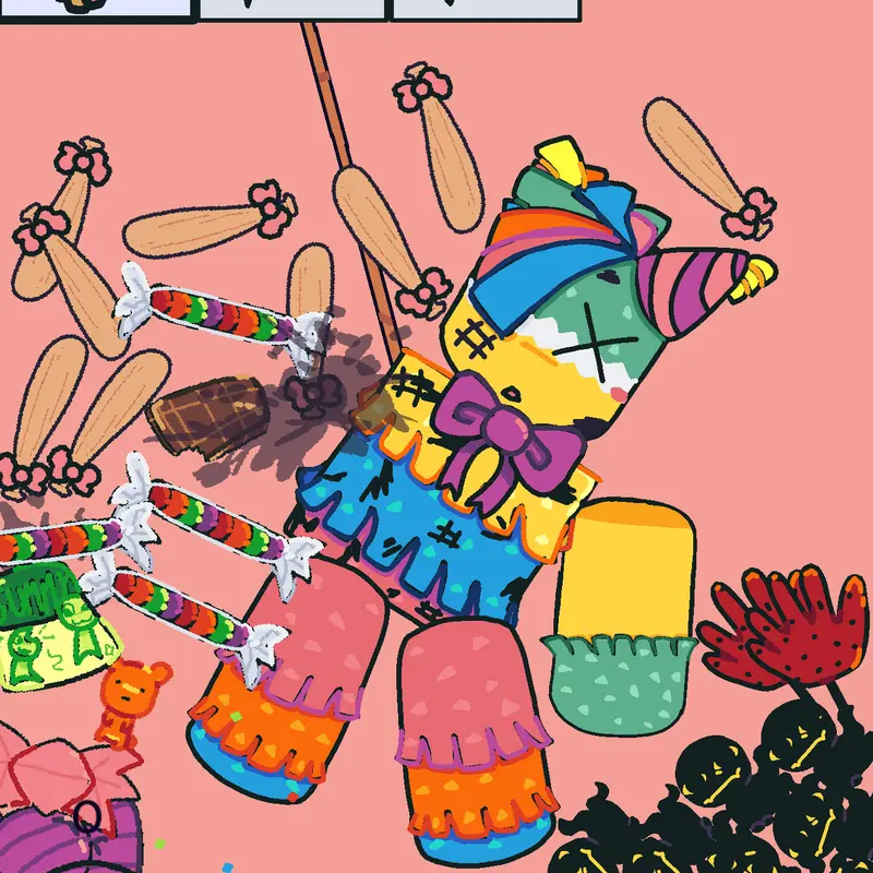pinata glove from slap battles :D by @LiekXD