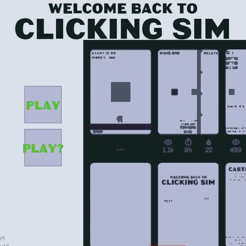 Clicking Sim by @itsAldous