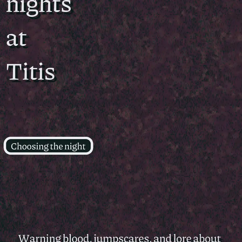 Five nights at titis by @bigles