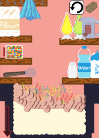 Cooking a cake:p