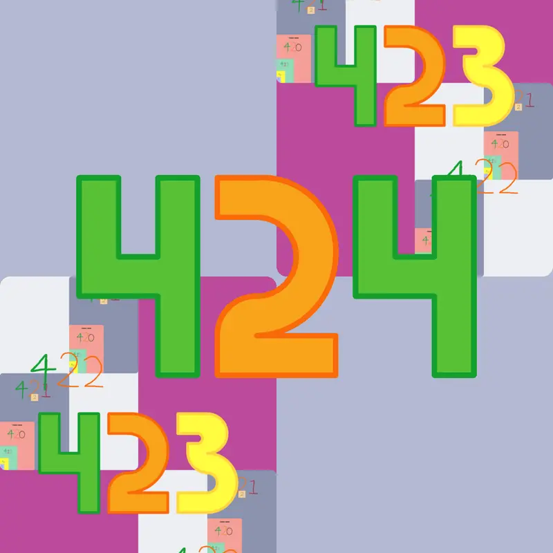 Number 424 by @Glitch_711