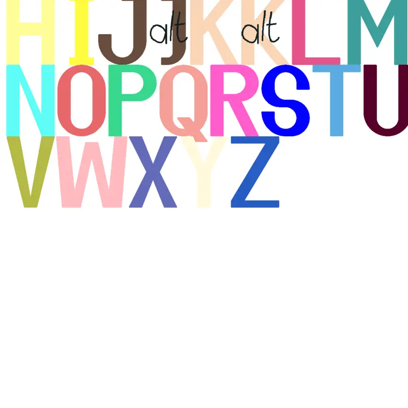 Wasteful alphabet band but with alts. by @CbeebiesFan_NBCAlt