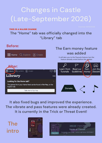 Changes in Castle | Late-September 2026...