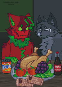 Collab with white-cat