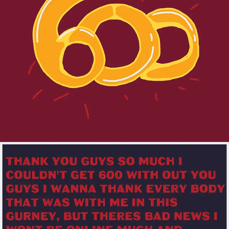 600 followers yay by @Box_LOX_quitted