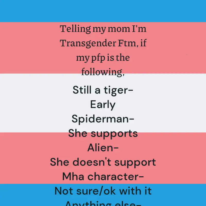 Coming out. 🏳️‍⚧️🏳️‍🌈🏳️‍⚧️ by @8_yo_11RUSTINISTUSSIN
