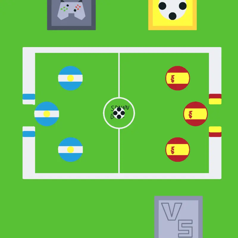 Spain vs FIFA simulator by @TorTadela