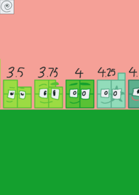 Numberblocks party 5(floor is lava)