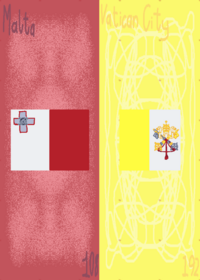 Small countries flag band