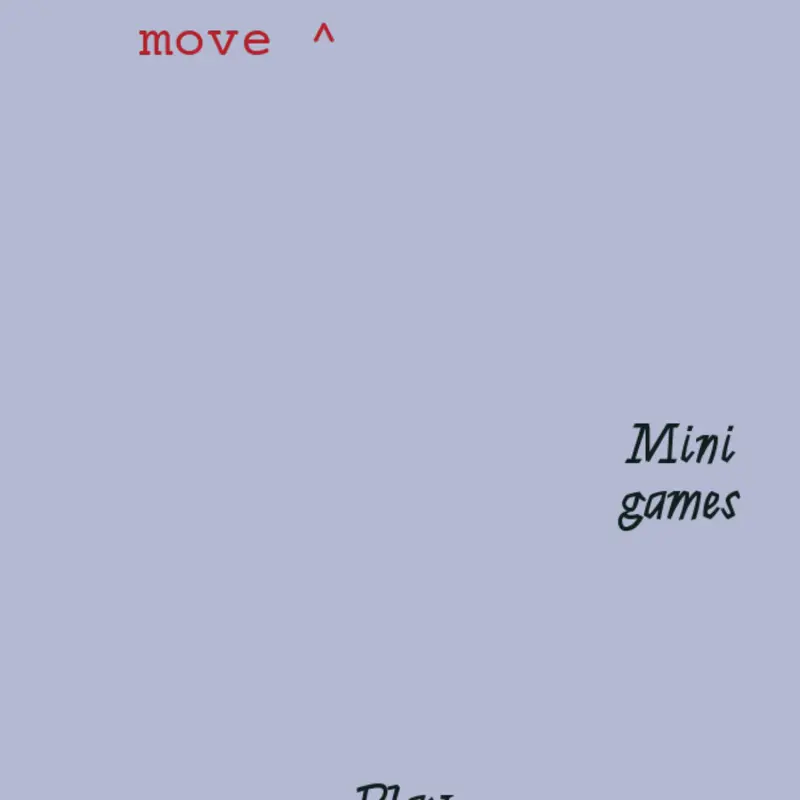 Maze with mini games by @yipeeyipeee