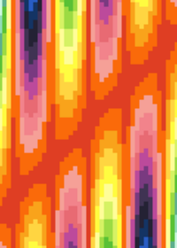 spikes of colours