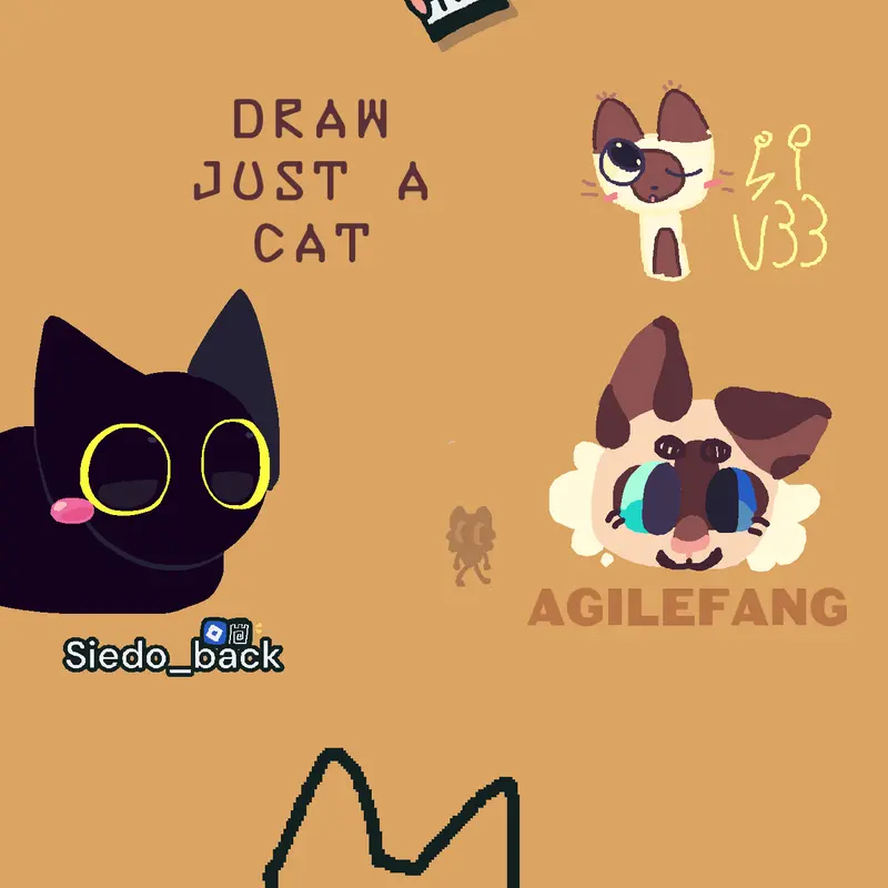 Just draw a cat by @agilefangtheislandfox