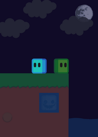 Ending game but its night time
