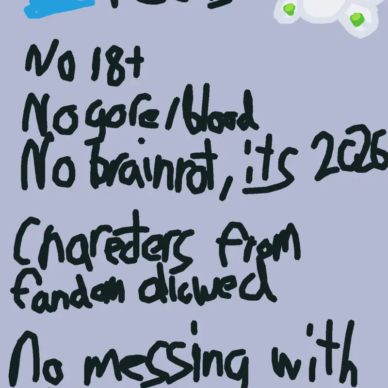 Rules for drawing your oc! by @BigRockFinishN1fan