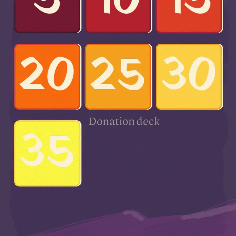 Donation deck by @Brickeater123