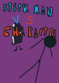 Stick man vs character!muliplayer