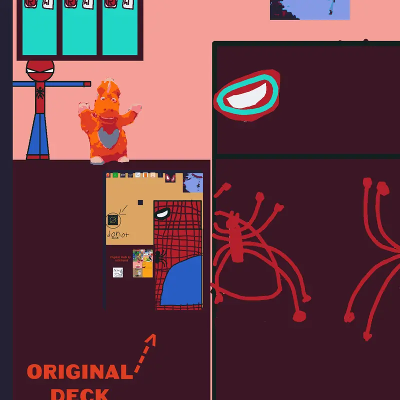 Spider verse eating Æ Œ by @ErickHernandezreal1