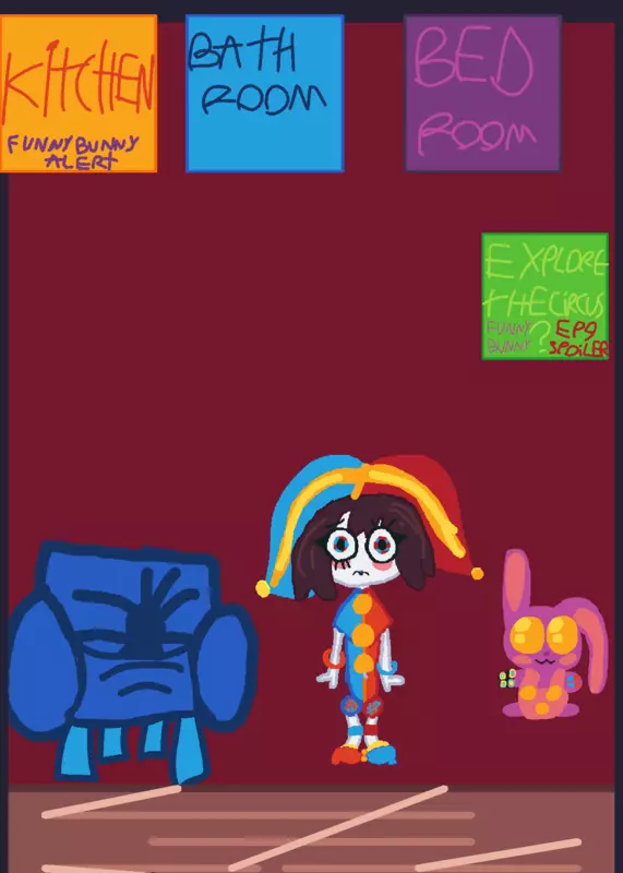 Take care of Pomni by @Ribbit_Tadc123