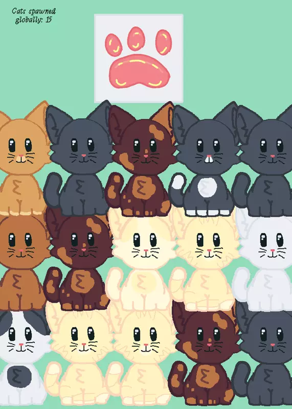 Spawn Cats by @Esmepeps