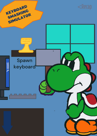 Yoshi destroys his computer remake