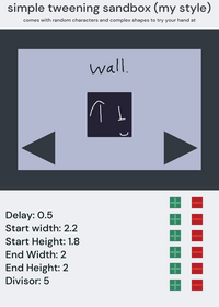 tweening sandbox game