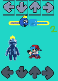 Azul babão jogo fnf