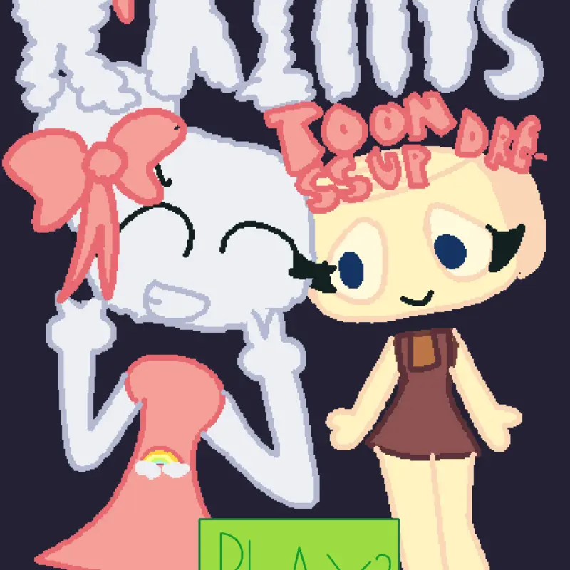 Dress up toons + bonus WIP by @ItzzRainyy
