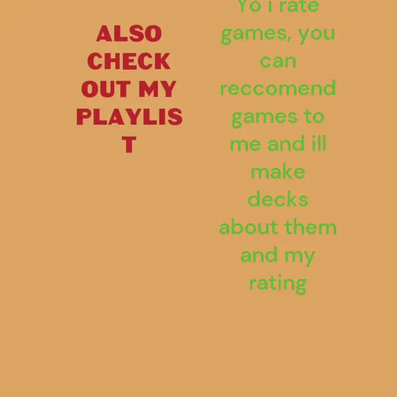 Game by @game_rater