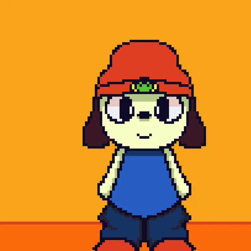 PaRappa The Rapper fanart. by @LilyPotDontKnowAnything