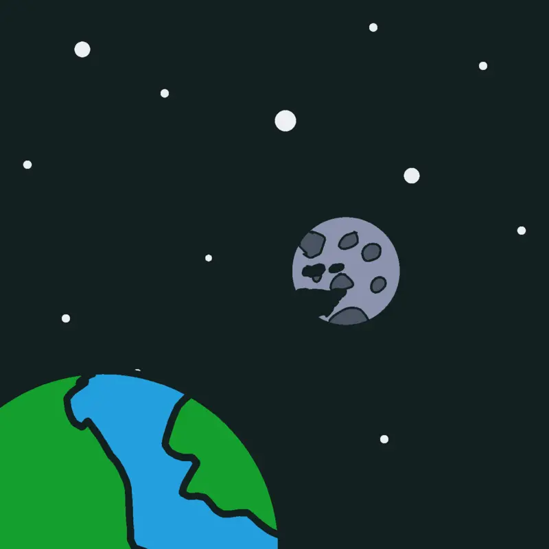 Moon wakes up animation by @Asgore_king