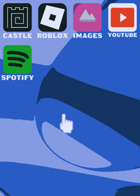 A phone but in castle