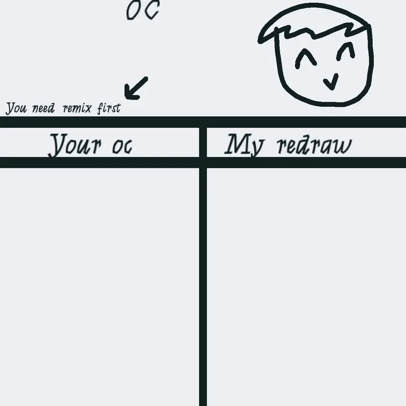 Redrawing your oc's by @Lilguy3001