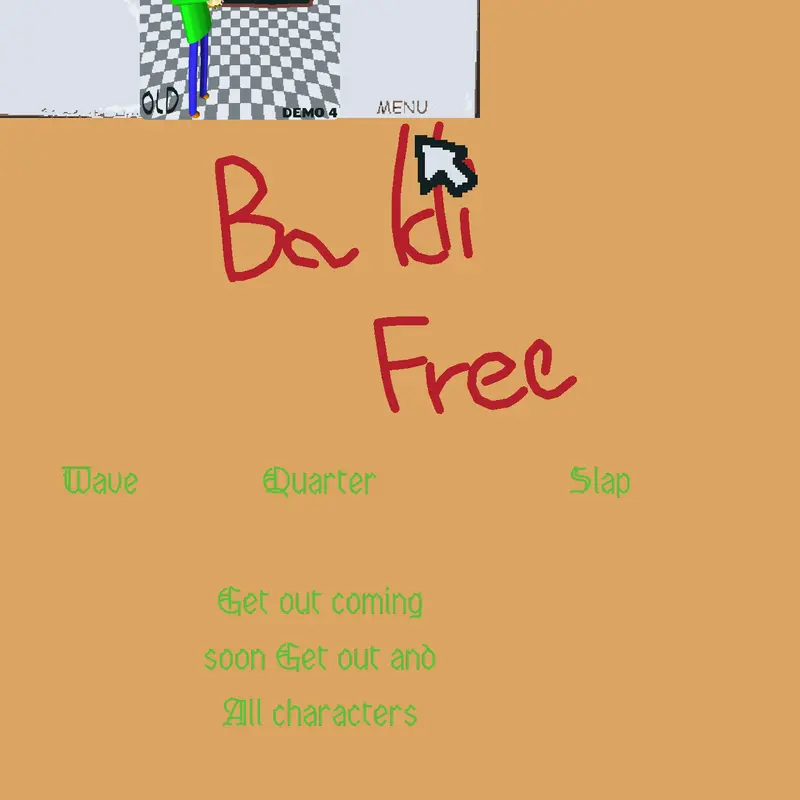 Just Baldi other Characters coming soon by @CRSP2223