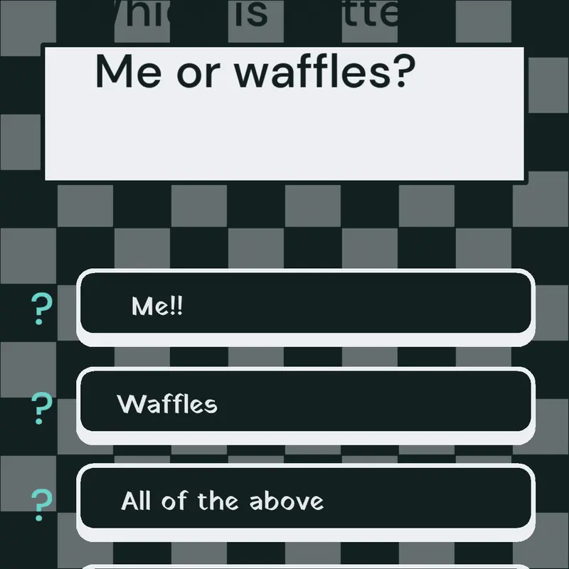 Me or waffles by @WAAAAAAAAAAAAAAAH