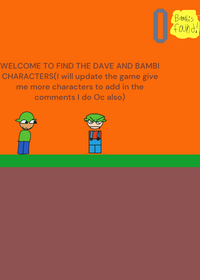 FIND THE DAVE AND BAMBI CHARACTERS-I DO...
