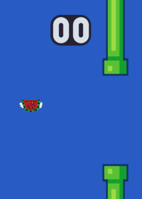 Flappy... with a watermelon!!!