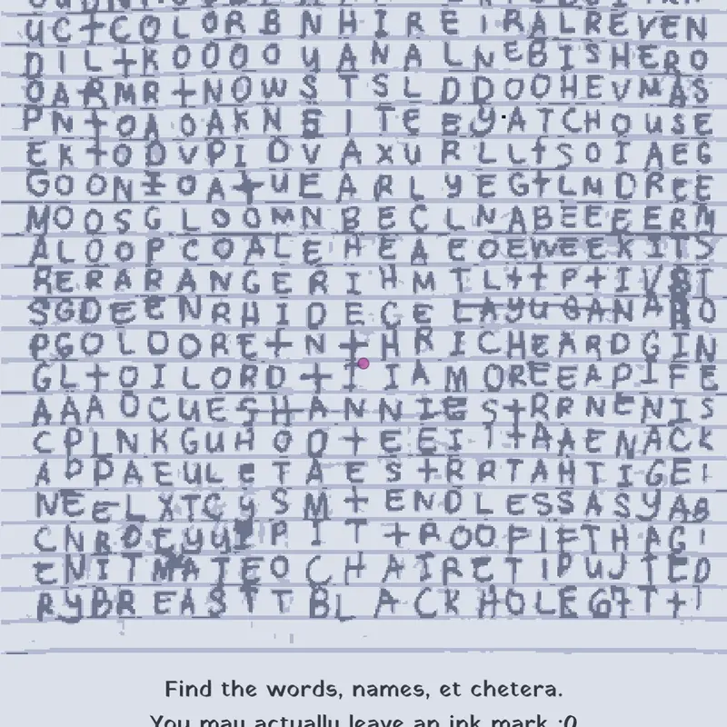 Word Search by @Penozendevierre