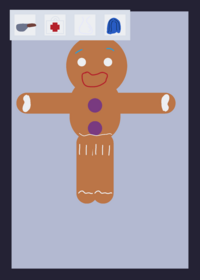 Gingerbread cookie ragdoll!