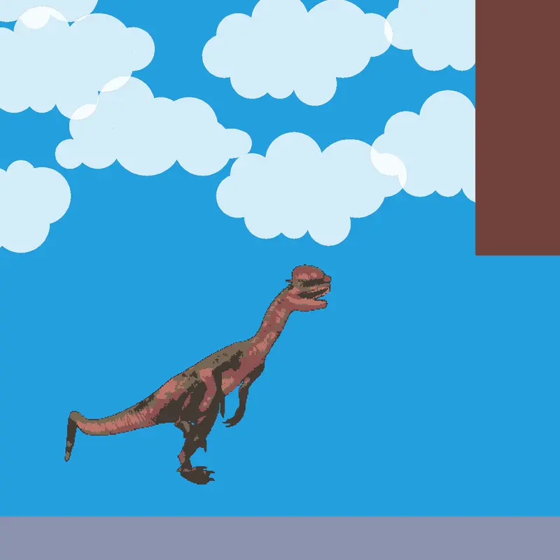 Dliopho drops its bone by @scary_rex