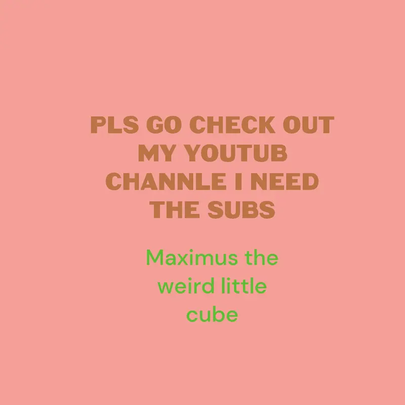 Game by @maximuscubeyoutube