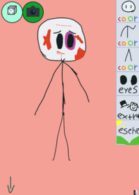 Stickman skin