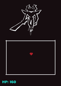 Unfinished roaring knight fight
