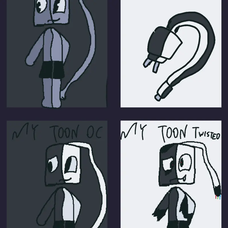 Toon oc :D by @hospital_animal