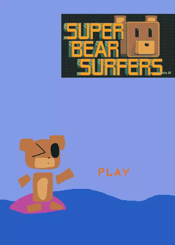 Super Bear surfers by @maxtutorial