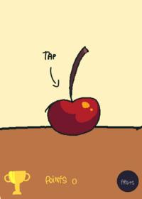 Eat the fruits( tap on them )